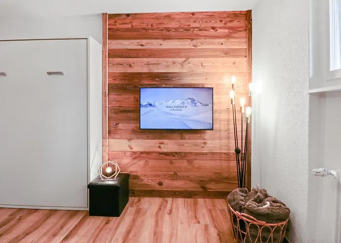 Renove Cosy Et Centre, Ski-in Ski-out 아파트 크란스몬타나