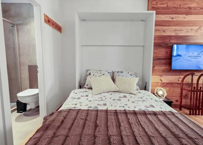Renove Cosy Et Centre, Ski-in Ski-out 아파트 크란스몬타나